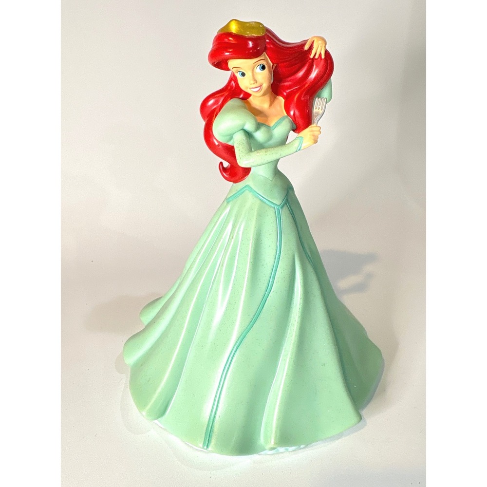 Disney Princess Ariel Little Mermaid Vintage Coin Bank Green Dress
